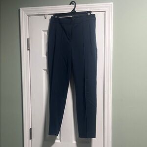 Navy Women's Express High Rise Ankle Dress Pants